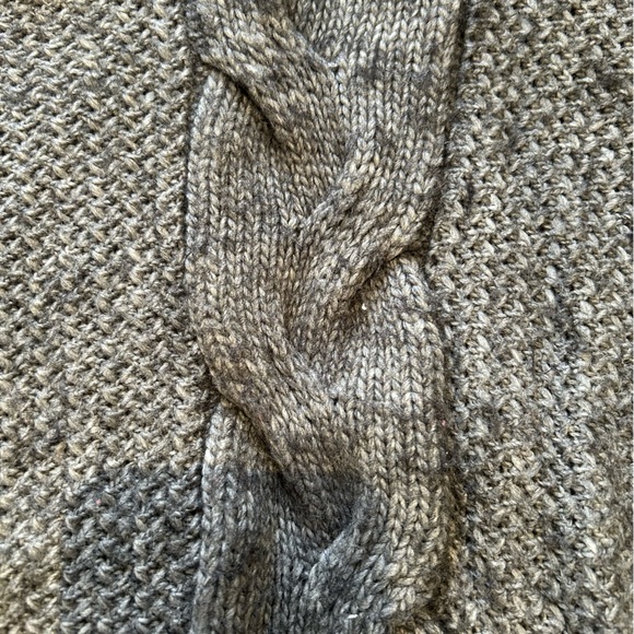 Ann Taylor Loft grey cowl neck sweater - Picture 6 of 8